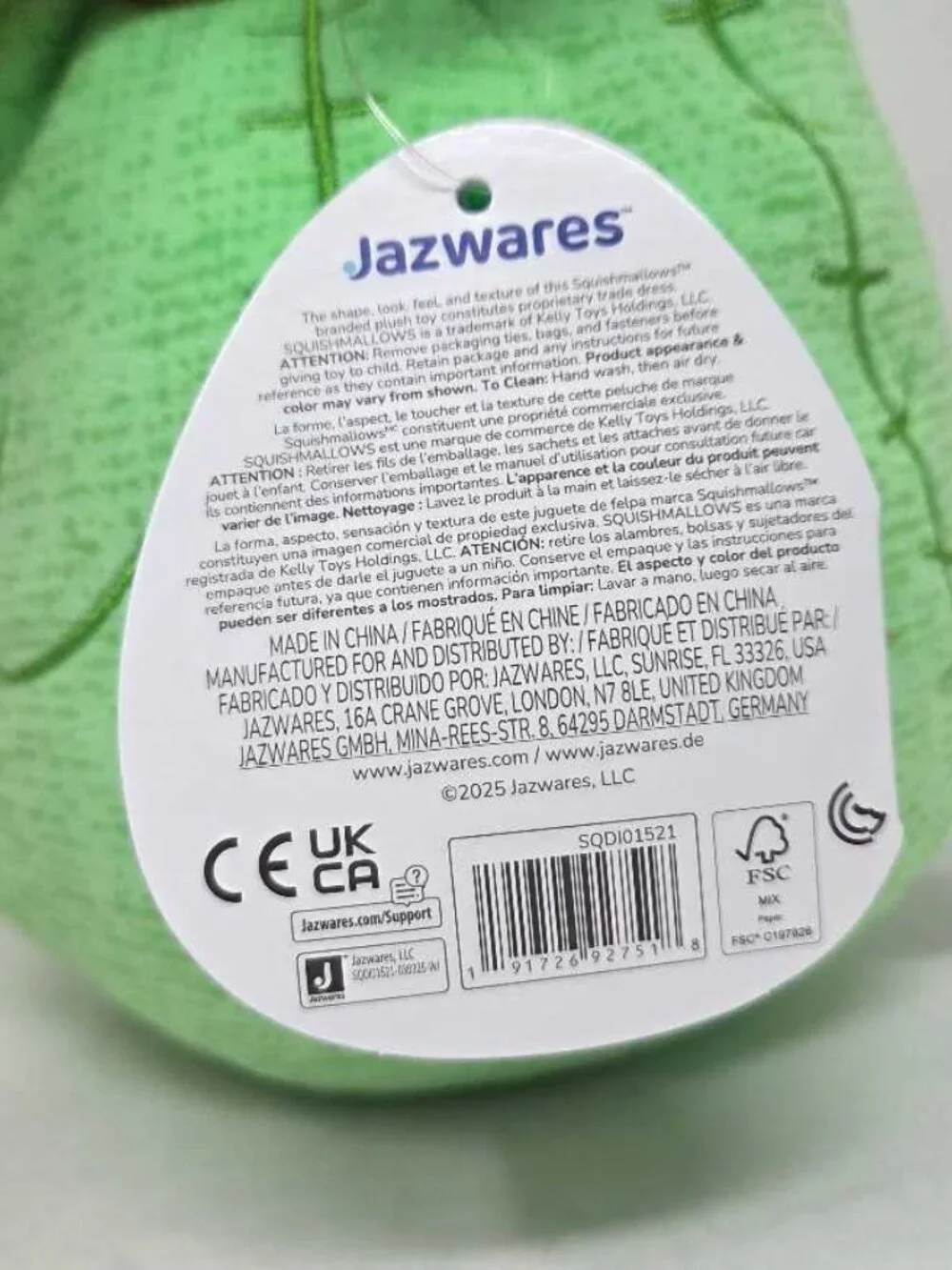 New Squishmallows Oogie Boogie Halloween stuffy The Nightmare Before Christmas